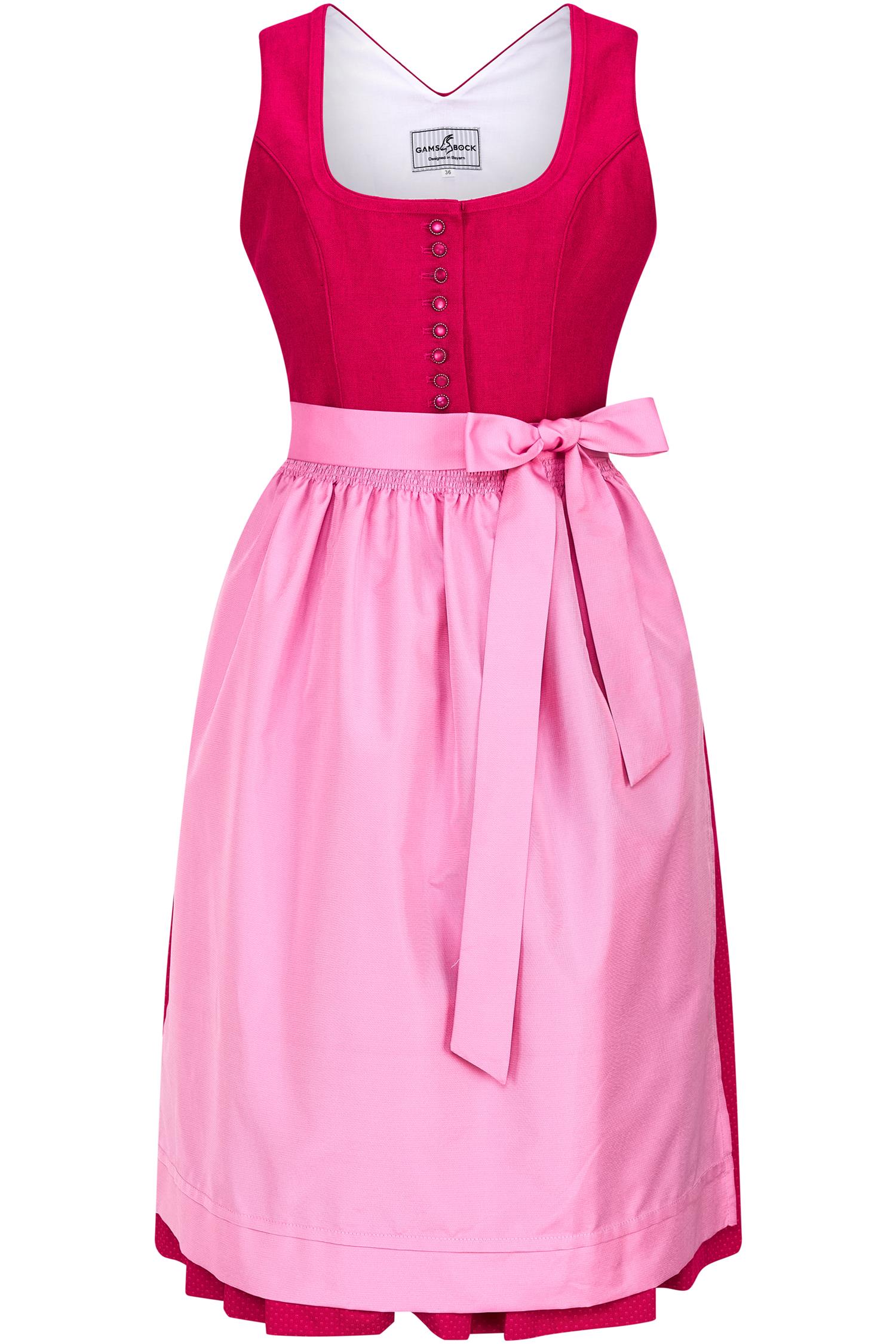 Dirndl Paulina von Gamsbock in Pink