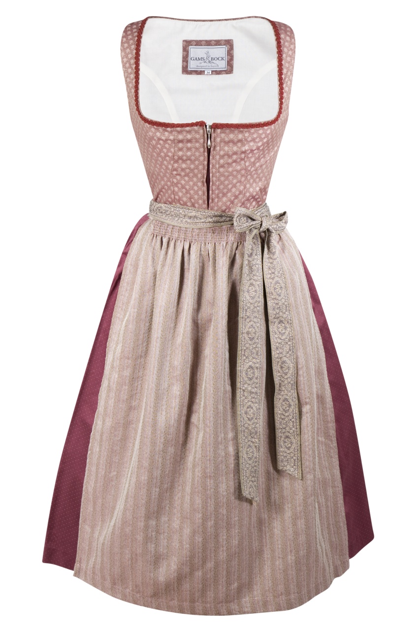 Dirndl Rosamunda von Gamsbock in Rot