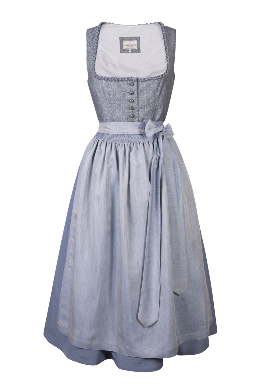 Dirndl von Gamsbock in Blau