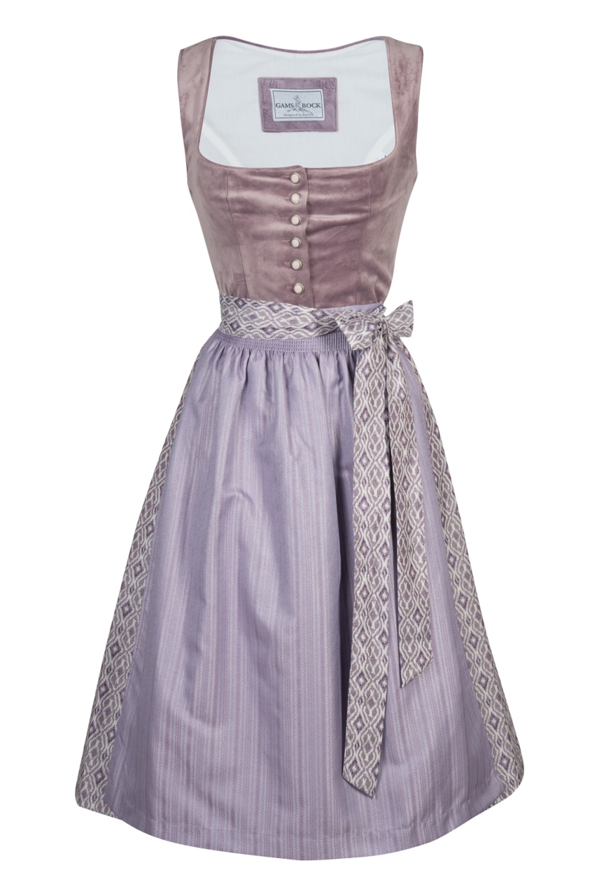 Dirndl Iliana von Gamsbock in Flieder