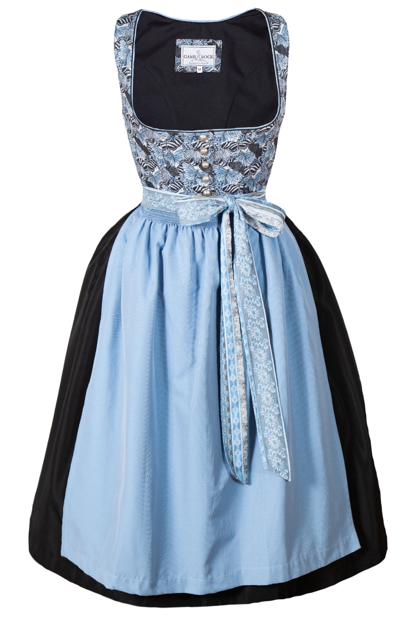 Dirndl Rosi von Gamsbock in Hellblau