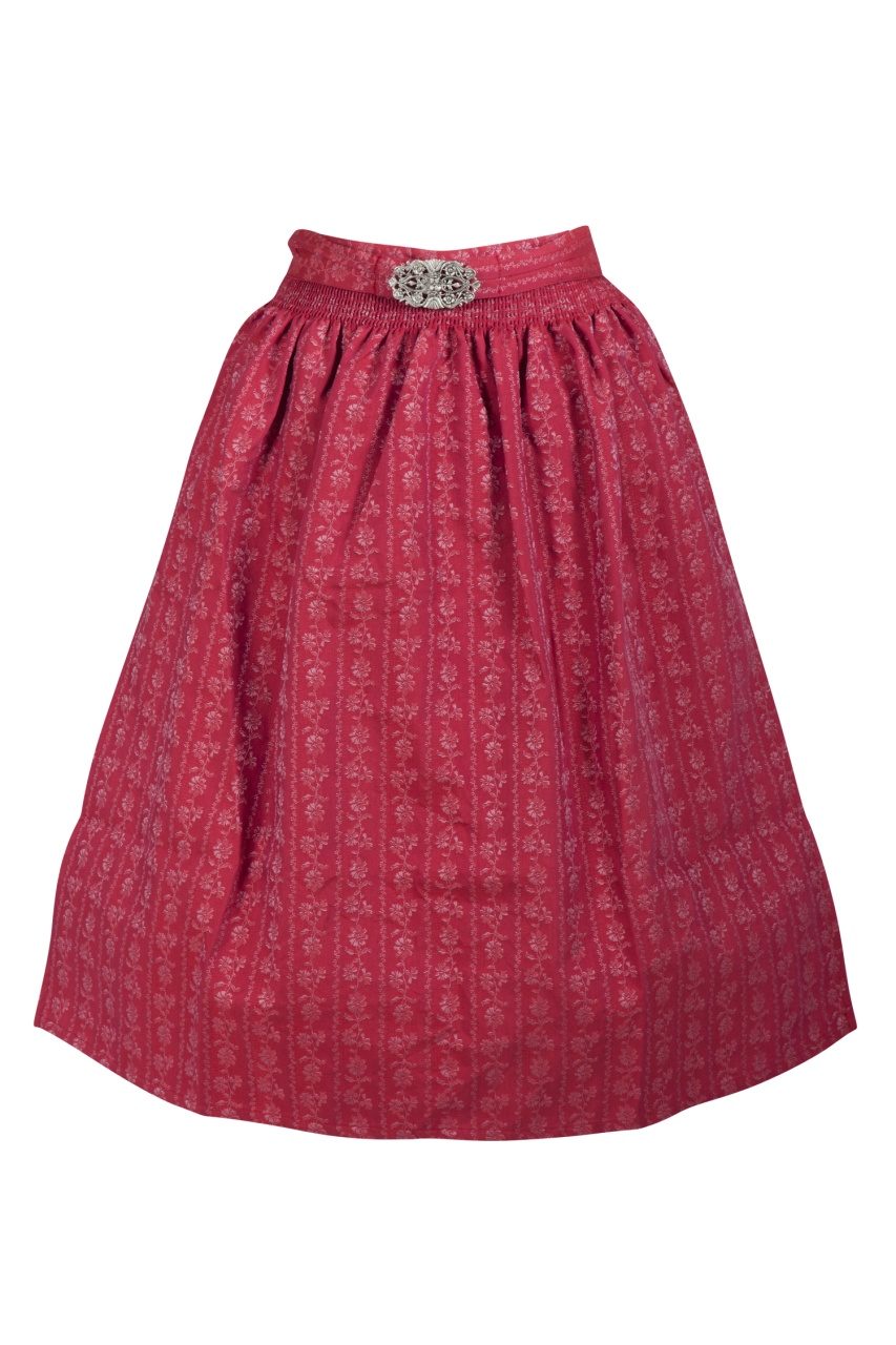 Dirndlschürze von Gamsbock in Rot