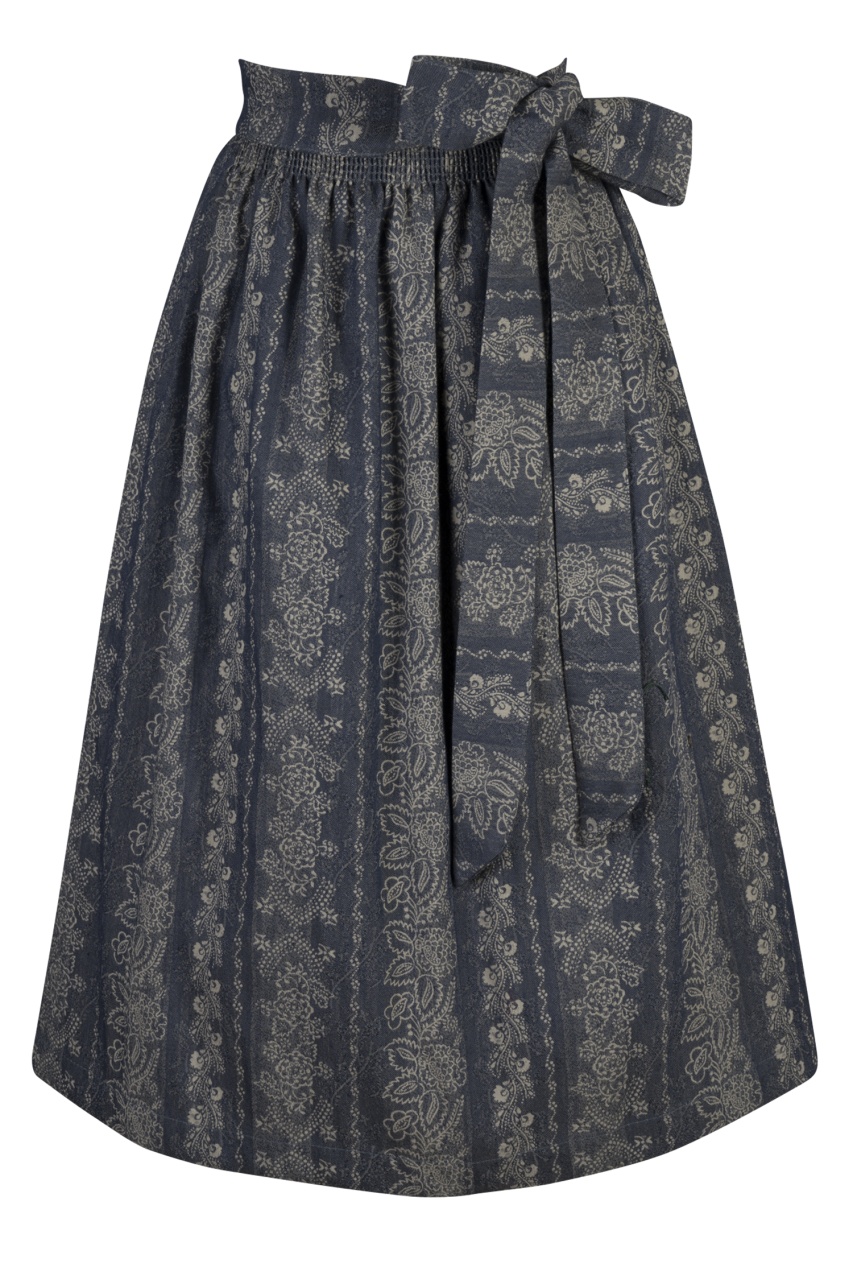 Dirndlschürze von Gamsbock in Dunkelblau