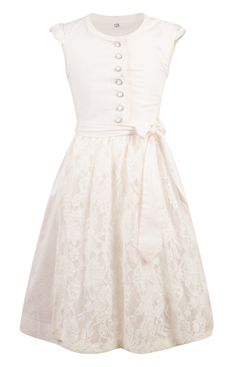 Kinderdirndl Alina von Gamsbock in Rosa