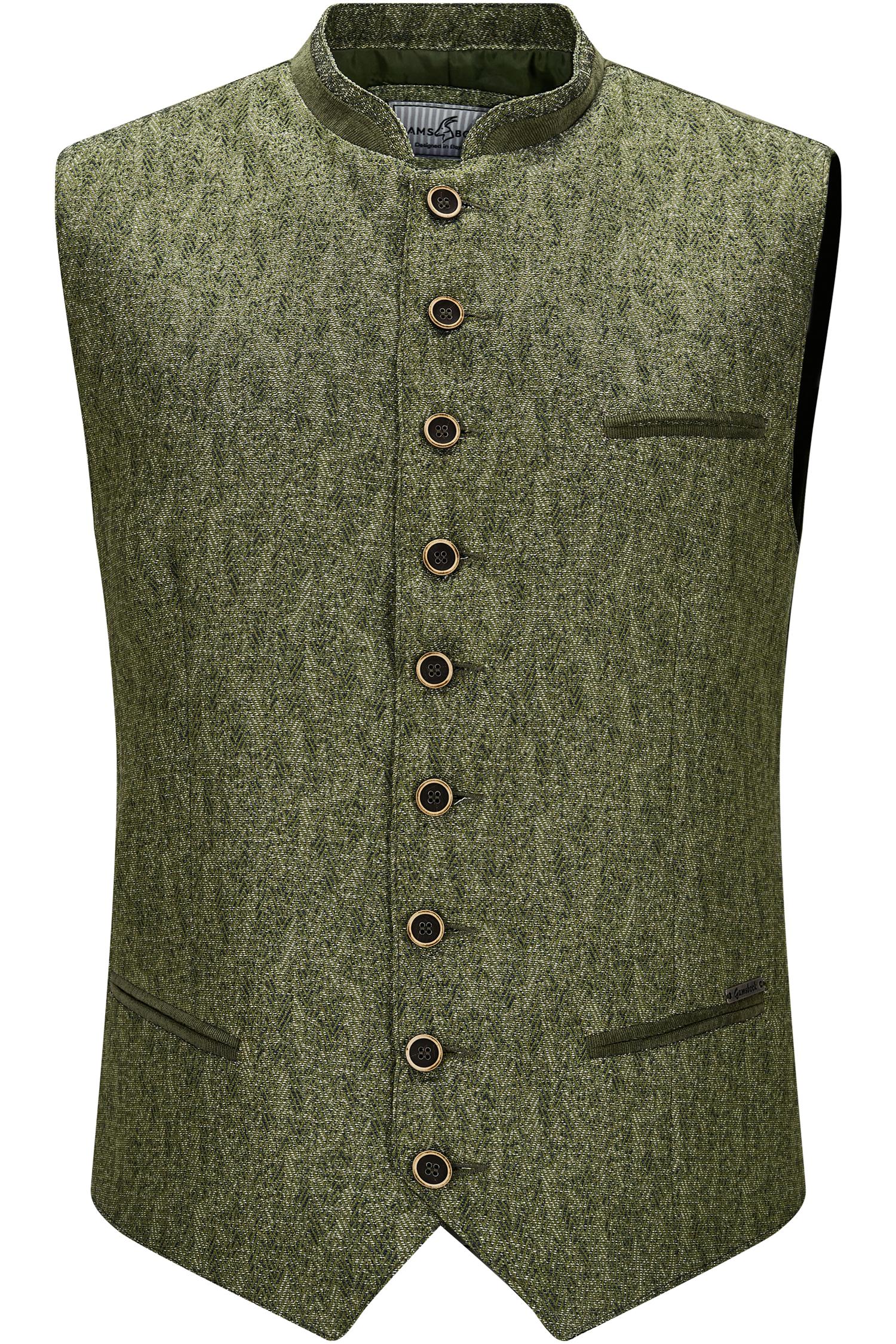 Trachtenweste Hans von Gamsbock in Salbeigrün