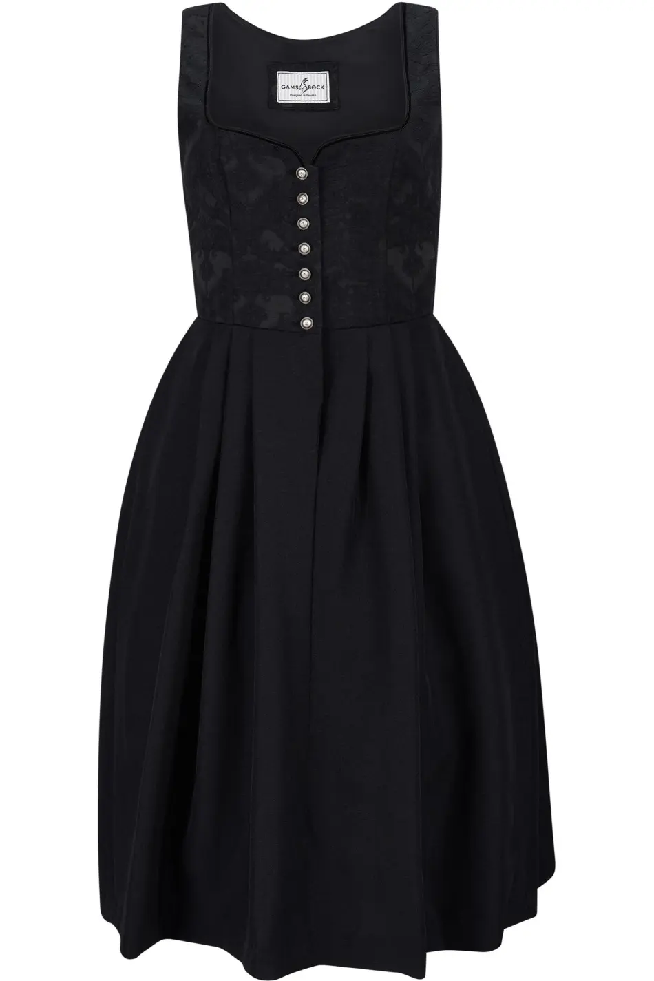 Gastrodirndl Lisa von Gamsbock in Schwarz