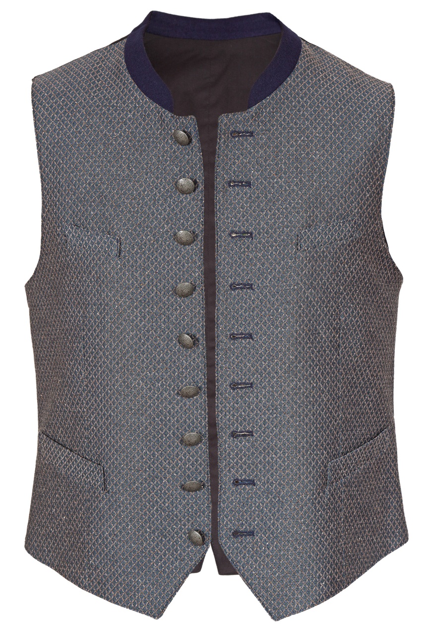 Trachtenweste Ansbach von Gamsbock in Dunkelblau